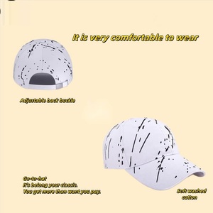 Casquettes de baseball en coton à 6 panneaux avec logo personnalisé en broderie 3D, unisexe, réglables, chapeau de plage pour papa, haute qualité en provenance du Pakistan - Product Image 3