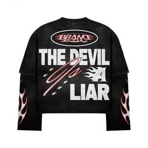 Sweat-shirts de haute qualité sur mesure, nouveau design 2026, logo en relief, sweat-shirt lourd pour homme, fabrication de sweat-shirts sur mesure - Product Image 6