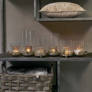 Centros de mesa de restaurante de lujo portavelas de cristal para decoración diseño clásico dorado marroquí hecho a mano linterna de vela - Product Image 1