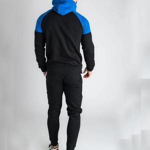 ชุดวิ่งจ๊อกกิ้งผู้ชายผ้าฟลีซที่มีคุณภาพสูงชุดวอร์มเสื้อแจ็คเก็ตมีซิปสำหรับวิ่งออกกำลังกายมีฮู้ดสำหรับผู้ชาย - Product Image 2