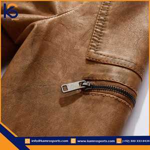 Chaquetas de Cuero Genuino Hechas en Pakistán 2026, Chaqueta de Cuero para Hombre Más Vendida al Mejor Precio - Product Image 4