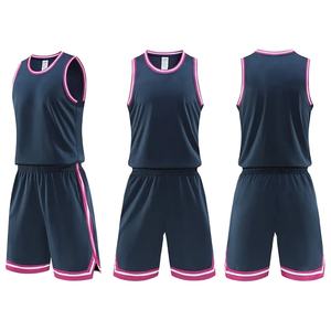 Nouvel ensemble de survêtement de basketball décontracté à manches courtes pour hommes et femmes, deux pièces, vêtements de sport de haute qualité, personnalisable et respirant - Product Image 4