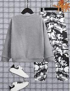 Ensemble survêtement deux pièces pour bébé garçon, décontracté, uni, respirant, léger, pour le sport - Product Image 6