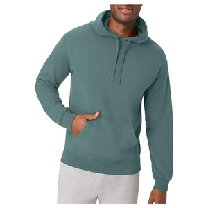 Sudadera con Capucha para Hombre, Invierno, 100% Algodón, Tejido de Punto, Manga Larga, Servicio OEM, Impresión de Logotipo Personalizado, Transpirable, con Bolsillo - Product Image 2