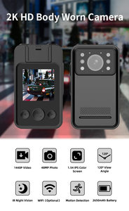 Mini Portable <strong>Body</strong> Worn <strong>Camera</strong> 2K 48MP HD Audio And Video Recorder IR Night Vision Wifi <strong>Body</strong> <strong>Camera</strong> For Security Guard - Product Image 2