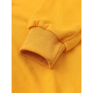 Sweat-shirts pour hommes surdimensionnés personnalisés à manches longues, en molleton 100% coton respirant, imprimé en relief, de haute qualité OEM - Product Image 3