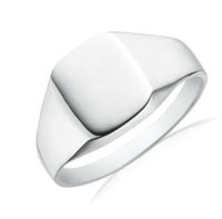 Bague Chevalière Homme Personnalisable avec Logos, Argent Sterling 925, Bague Maçonnique avec Pierres CZ