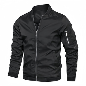 2025 ropa de hombre personalizada de alta calidad Otoño Invierno chaqueta de hombre a prueba de viento otoño manga larga Casual de talla grande chaquetas de hombre - Product Image 5