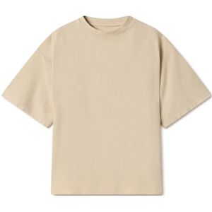 เสื้อยืดผ้าฝ้ายออร์แกนิกสำหรับผู้ชายเสื้อยืดวินเทจสองชั้นแบบปะต่อผ้าตัดและเย็บแบบโอเวอร์ไซส์ออกแบบโลโก้ได้ตามต้องการ - Product Image 1