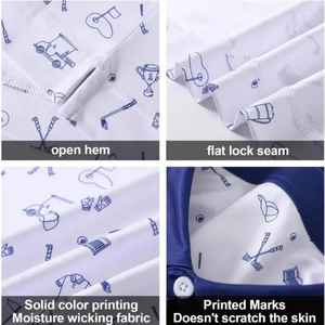 Premium 100% coton à manches courtes pour polo pour hommes séchage rapide respirant Logo taille personnalisée motif solide vêtements de travail ODM - Product Image 3