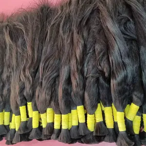 散装非纬纱人发，用于编织高品质头发，用于造型和工艺品