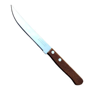 Couteau à steak utilitaire de 5 pouces pour la cuisine, idéal pour couper la viande, les légumes et les fruits au quotidien, avec manche en bois – Offre spéciale - Product Image 1