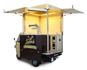 Tricycle alimentaire électrique, chariot de restauration mobile à trois roues, résistant à la rouille, garantie 5 ans, café, pizza, tacos, glaces, hot-dogs - Product Image 6