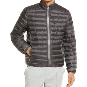 High Standard Plus Size Men Casual Zipper Plain Dyed Breathable <b>Windproof</b> Eco-Friendly Waterproof Winter Turtleneck Puffer - Product Image 6