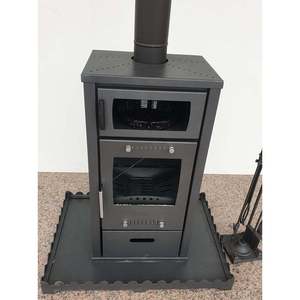 Estufa de Hierro Fundido Ecológica DORELLO SOBA Serie Especial Modelo 002 con Cajones, Diseño Tradicional para Uso en la Cocina - Product Image 3