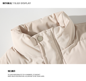 Chaleco Acolchado de Invierno para Hombre, Cálido, de Lona, con Cierre de Cremallera, Decoración de Botones, OEM, Seguro, Calefactable, Impermeable y Transpirable - Product Image 5