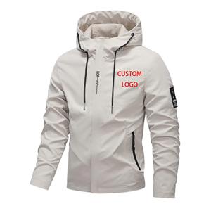 Nouvelle veste coupe-vent design personnalisé fabricant de vêtements d'extérieur veste à capuche de printemps pour hommes en qualité supérieure - Product Image 3