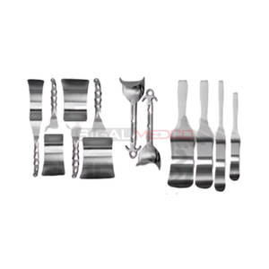 Juego de laparotomía básica para resección intestinal Abdominoperineal de 145 Uds., instrumentos quirúrgicos manuales de acero inoxidable alemán de alta calidad - Product Image 4