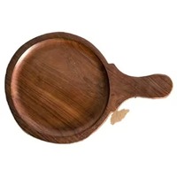 Juego de espátulas para pizza de madera plegables hechas a mano, ecológicas y reutilizables, de alta demanda, con nuevo diseño de bandeja de madera y material de acero para hornear.
