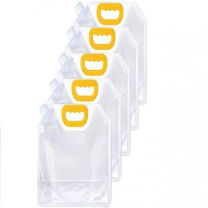 Sac de conservation alimentaire en plastique grainé de qualité supérieure, 1500 ml, scellé, réutilisable, ustensiles de cuisine, organisation du garde-manger, céréales en vrac, riz, produits secs - Product Image 5