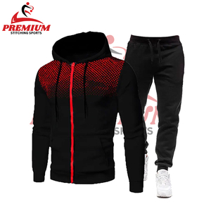 2025 moda hombres chándal conjuntos Sudadera con capucha y pantalones mujeres Color sólido con capucha pulóver pantalones traje Casual ropa deportiva conjuntos masculinos - Product Image 3