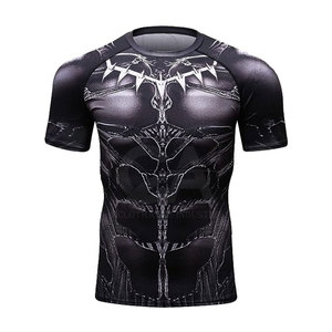 Bas quantité minimale de commande de haute qualité hommes Compression T-shirts sur mesure meilleur prix hommes Compression T-shirts - Product Image 1