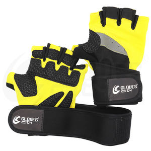 Entrenamiento Medio dedo Levantamiento de pesas Mano Yoga Fitness Deportes Gimnasio Ejercicio Entrenamiento al aire libre Culturismo Atlético por GLOVES City - Product Image 5