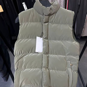 Gilet et veste sans manches décontractés pour homme, grande taille, coupe-vent avec rembourrage en micro-gel, col en V, polyester/coton, saison hivernale - Product Image 1