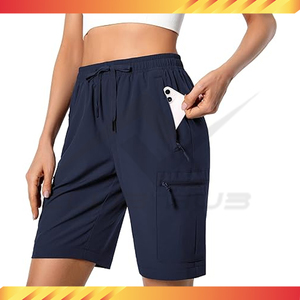 Haute qualité été mode léger Yoga Shorts dames Sport décontracté respirant séchage rapide athlétique Spandex/Nylon fermeture éclair - Product Image 2
