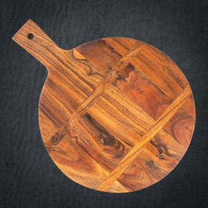 El proveedor indio ofrece una tabla de cortar reversible de madera natural grande para cortar tallado que sirve desde la India - Product Image 2