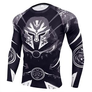 Nouveaux rashguards pour hommes adultes en spandex/polyester, logo personnalisé, séchage rapide et respirant, écologiques, vente en gros - Product Image 4