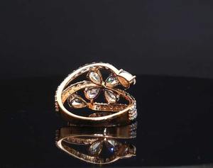 Anillo de Bodas de diamantes de moissanita de 4CT para hombre con joyería de moda de 6 puntas en chapado en oro para novio - Product Image 5