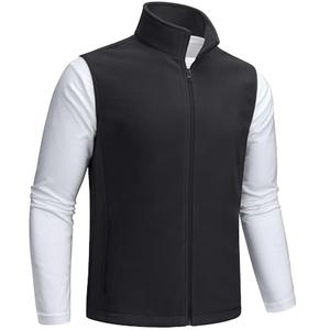 Gilet en polaire polaire pour homme, taille 5XL, veste sans manches, fermeture éclair, veste ample, décontractée, chaude, haut, personnalisable OEM - Product Image 2