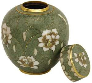 Precio de fábrica Urna de cremación de metal de aluminio para cenizas humanas a precio de venta al por mayor de urnas de cremación de metal conmemorativo de la India - Product Image 1