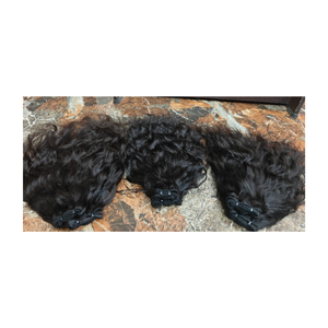 Tousy texture bouclée cheveux doublement étirés cheveux humains ondulés naturels meilleure extension de faisceaux ondulés est fabriquée à partir de 100% de vrais cheveux humains - Product Image 5