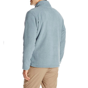 Chaqueta de forro polar para hombre, chaqueta con cremallera bordada con logotipo personalizado, chaqueta de forro polar de peso pesado para hombre - Product Image 3