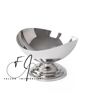 Handmade Silver-Finished <b>Metal</b> Chocolate <b>Bowl</b> Eco-Friendly Hammered Designer Platter safe Top Selling Hammered Chocolate <b>Bowl</b> - Product Image 5