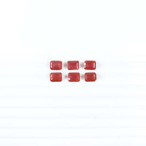 Rubis naturels de Bangkok calibrés, formes octogonales 7x9mm, 8x10mm, pierres précieuses en vrac, coupes émeraude, coussin, ovales, synthétiques, créées en laboratoire, rouges - Product Image 2