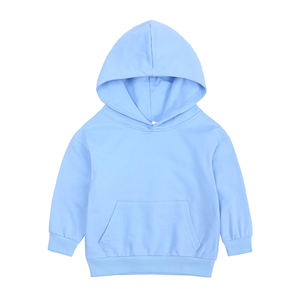 Top Premium Quality Customize Sweatshirts Cotton Tracksuits Solid Colors Pullover Kids <b>Hoodies</b> Boys Clothing Sets - Product Image 3