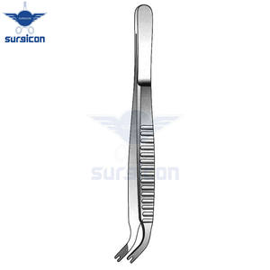 Pinzas de sutura Aiach Columella, acero inoxidable de 15,5 cm con instrumentos manuales de cirugía plástica de 5,0mm de ancho de Surgicon - Product Image 3