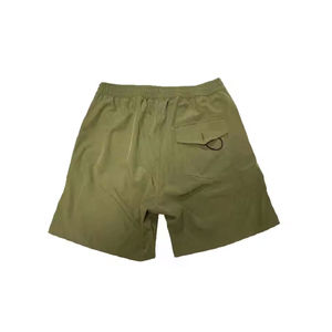 กางเกงขาสั้นผ้าแคนวาสสำหรับผู้ชายผ้าแคนวาสผ้าโพลีเอสเตอร์ยืดหยุ่นสำหรับใช้กลางแจ้งทำจากผ้าฝ้าย100% โลโก้ได้ตามต้องการสำหรับฤดูร้อน - Product Image 3