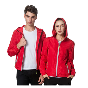 Chaqueta Cortavientos con Capucha Extra Grande, Unisex, con Logotipo Personalizado al por Mayor, Reflectante, Impermeable, Ligera, Transpirable, para Deportes al Aire Libre - Product Image 6