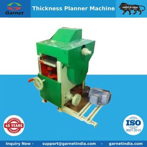 Garnet Tools New Bench <b>Planer</b> Thicknesser Woodworking Spiral Straight Cutter Head Fully-automatic Mild Steel 80W 500kg/hr - Product Image 2