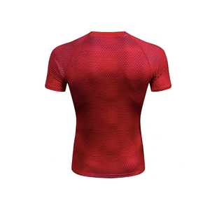 Camiseta de compresión para hombre, tela elástica transpirable, fitness, deportes, gimnasio, ropa para correr - Product Image 3