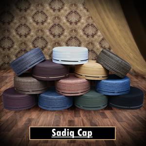 Sadiq <b>Cap</b> Prayer Hats Headwear Wholesale Manufacturer Best Selling Kufi Hat Product Premium Polyester Cotton - Product Image 2
