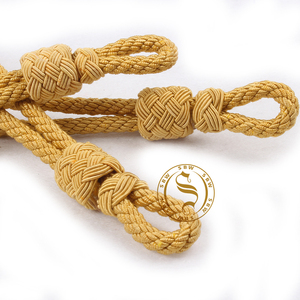 Cordón de tapa dorada de alambre de lingote ceremonial, cordón de tapa de uniforme de buena calidad, cordón de tapa hecho a medida, accesorios de uniforme ceremonial - Product Image 1