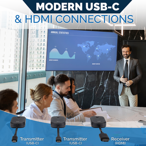 Present+Share (Edición USB-C) Sistema Inalámbrico de Presentación y Transmisión de Video para Computadoras Portátiles y Teléfonos Inteligentes - Product Image 4