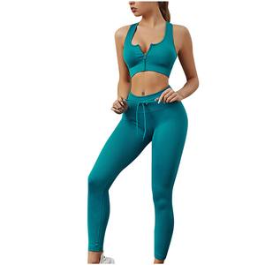 Conjunto de Yoga Deportivo Personalizado sin Costuras con Estampado Otoñal para Mujer, Sujetador Deportivo Ligero y Transpirable y Leggings, Ropa de Gimnasio Cómoda - Product Image 2