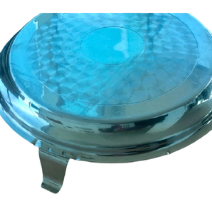 Soporte de pastel galvanizado de diseño antiguo con borde de cuerda perfecto para pasteles de boda y postres en casa y Hotel forma redonda - Product Image 6