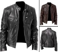 Blousons d'hiver pour hommes très demandés, en cuir d'agneau véritable, style décontracté urbain, personnalisables en gros avec marque sur mesure